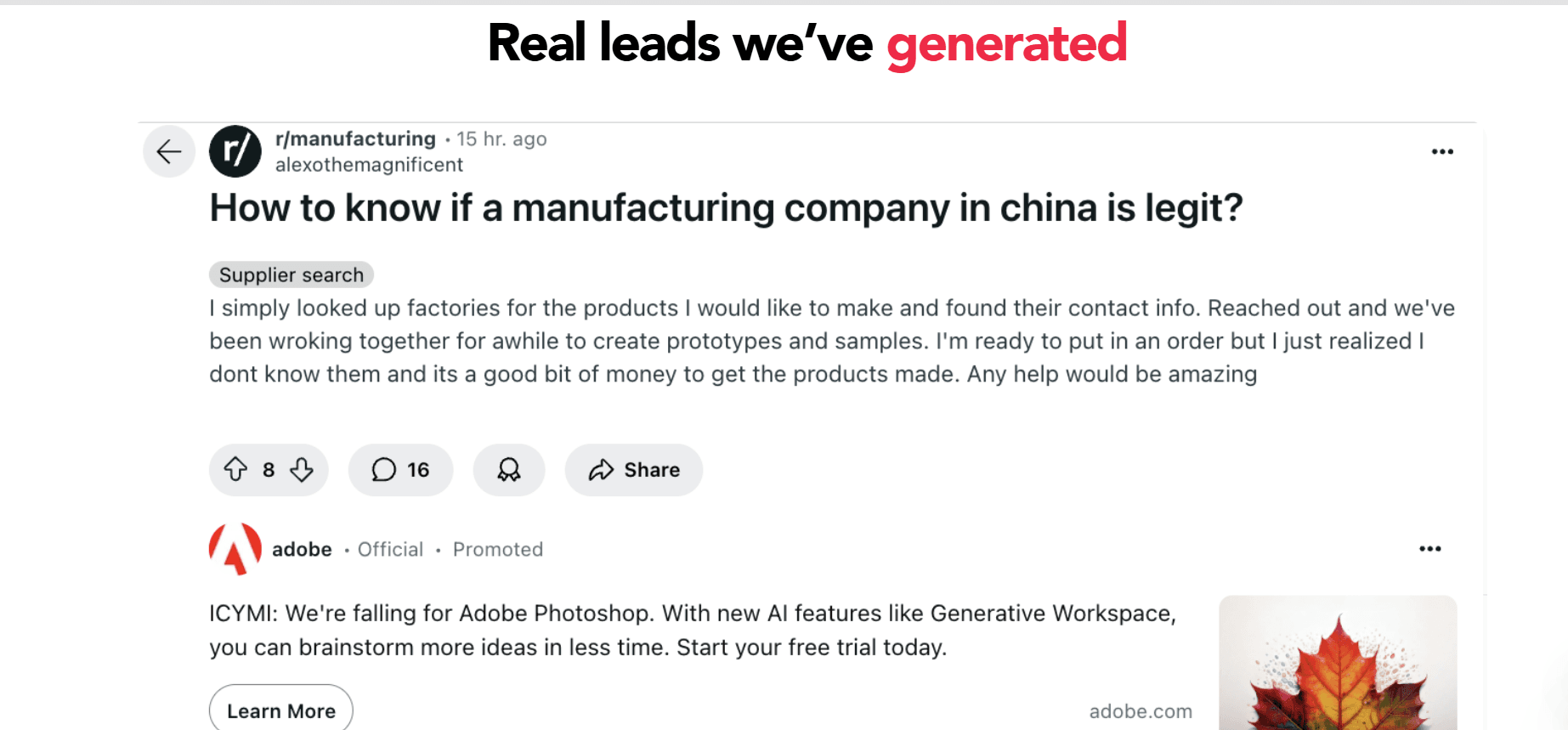 ReddiReach screenshot 1