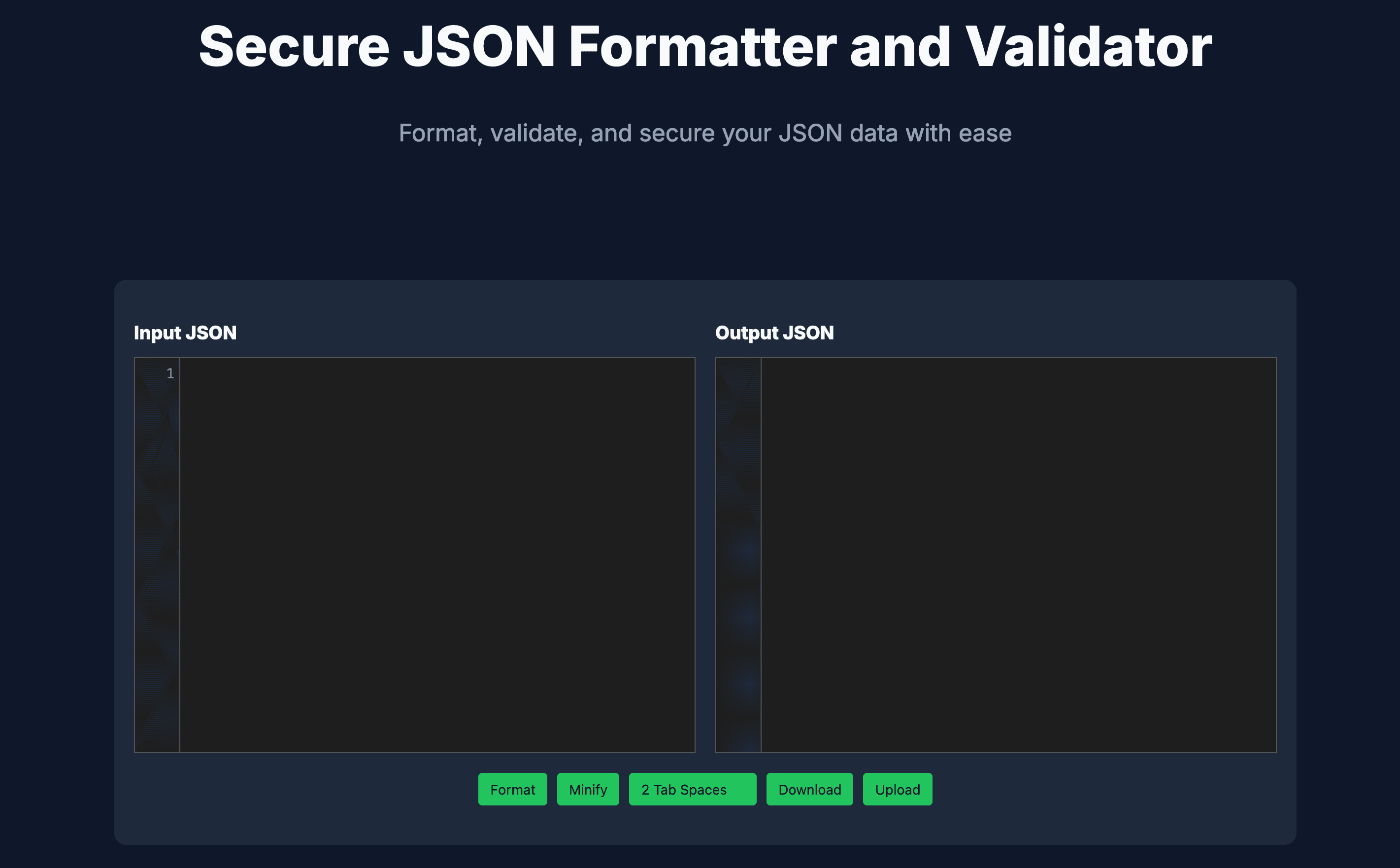 JSON Formatter screenshot 1