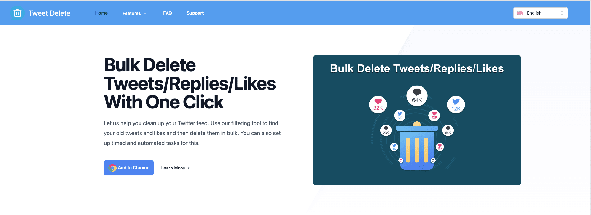 Tweet Delete - Bulk Delete Tweets screenshot 1