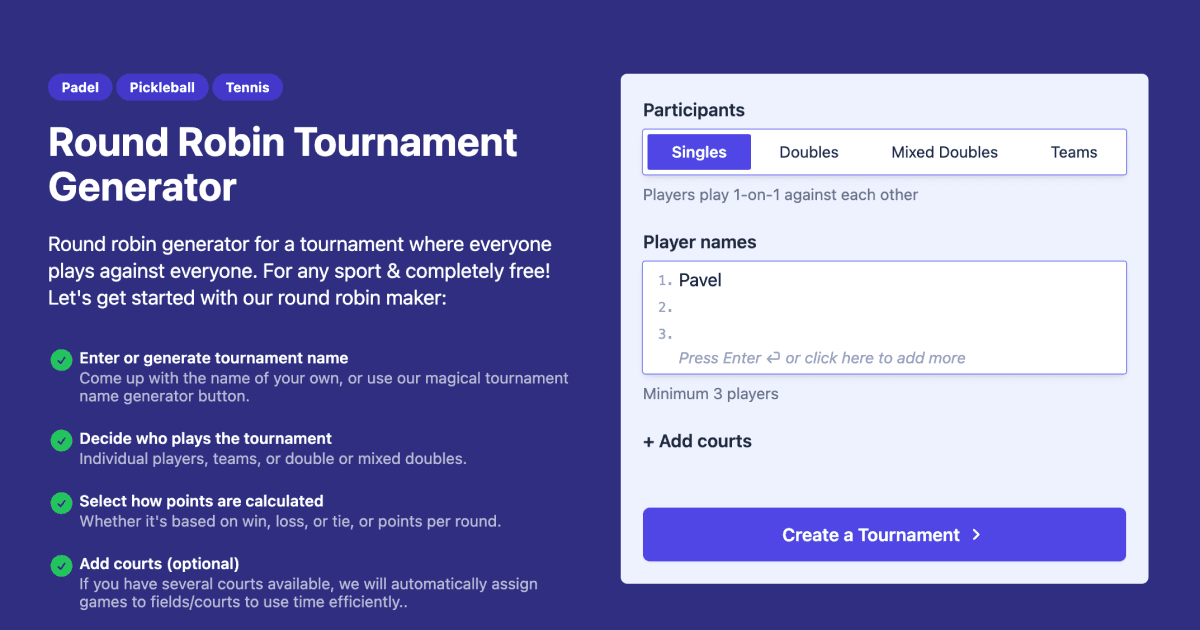 Brackets Maker App screenshot 1