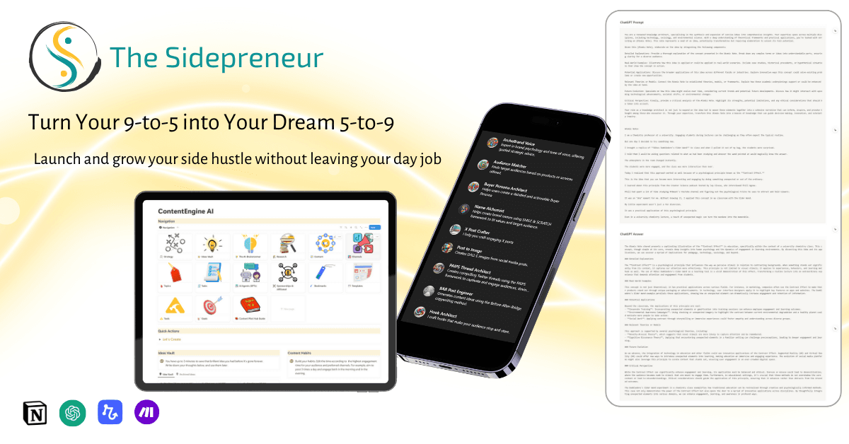 The Sidepreneur screenshot 1