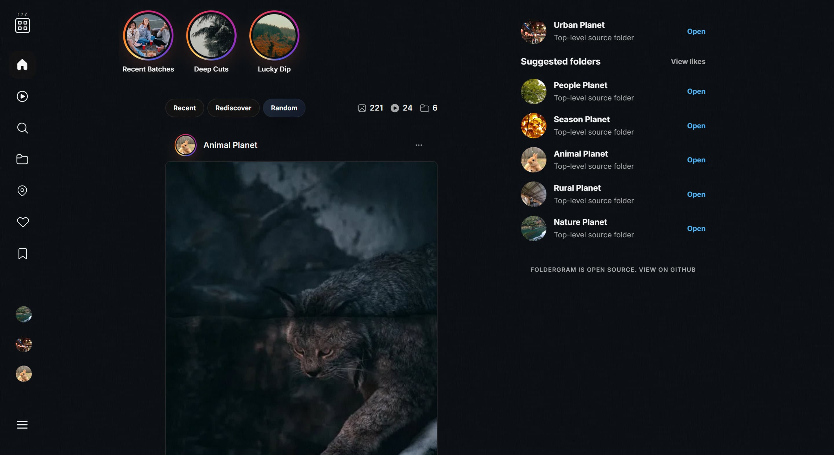 Foldergram screenshot 1