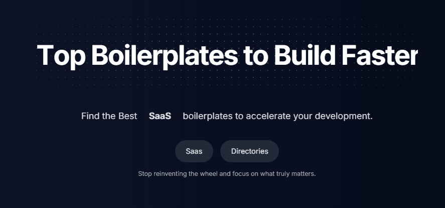 TopBoilerplate screenshot 1