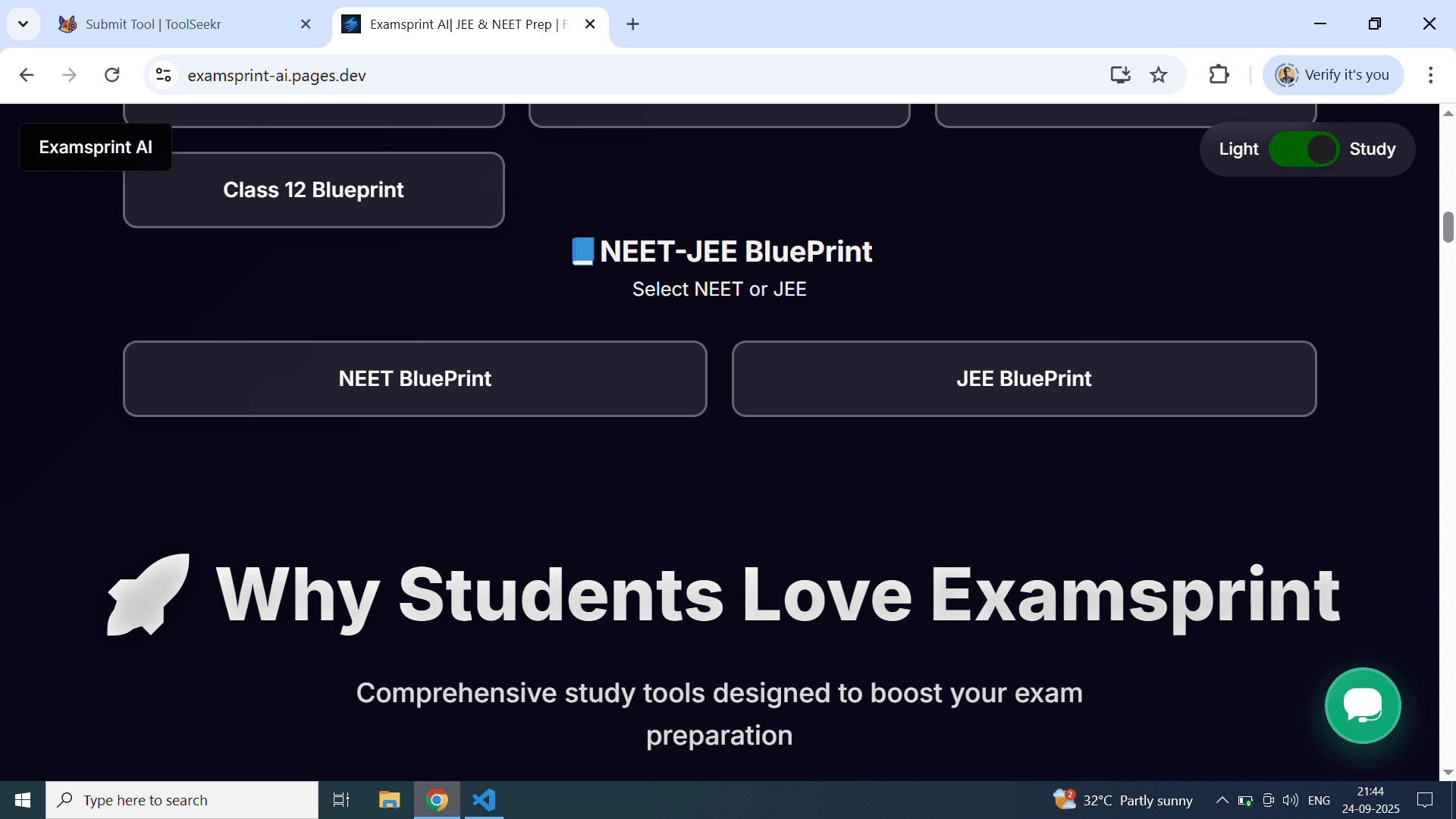 Examsprint AI screenshot 1