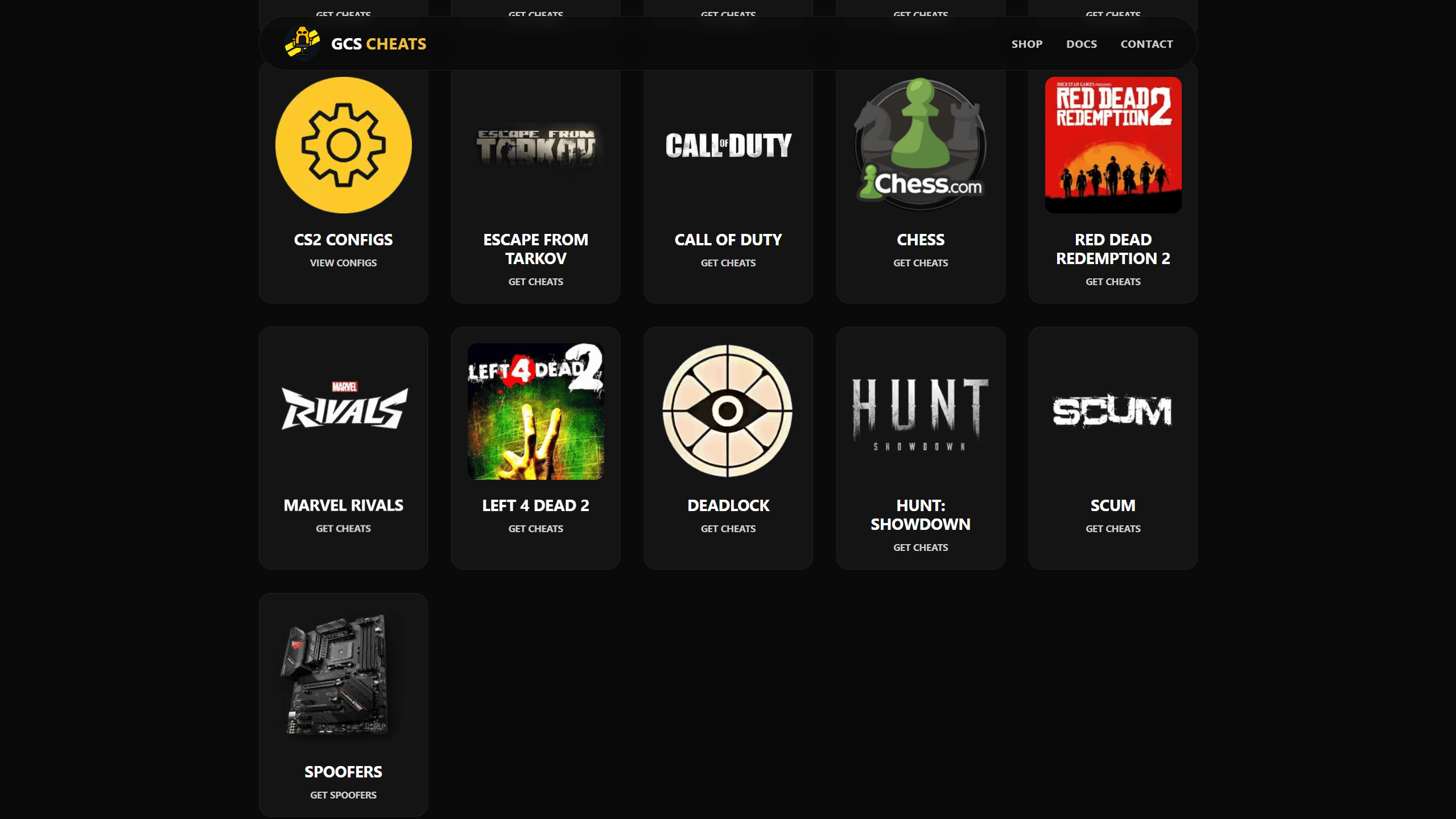 GCS Cheats screenshot 1