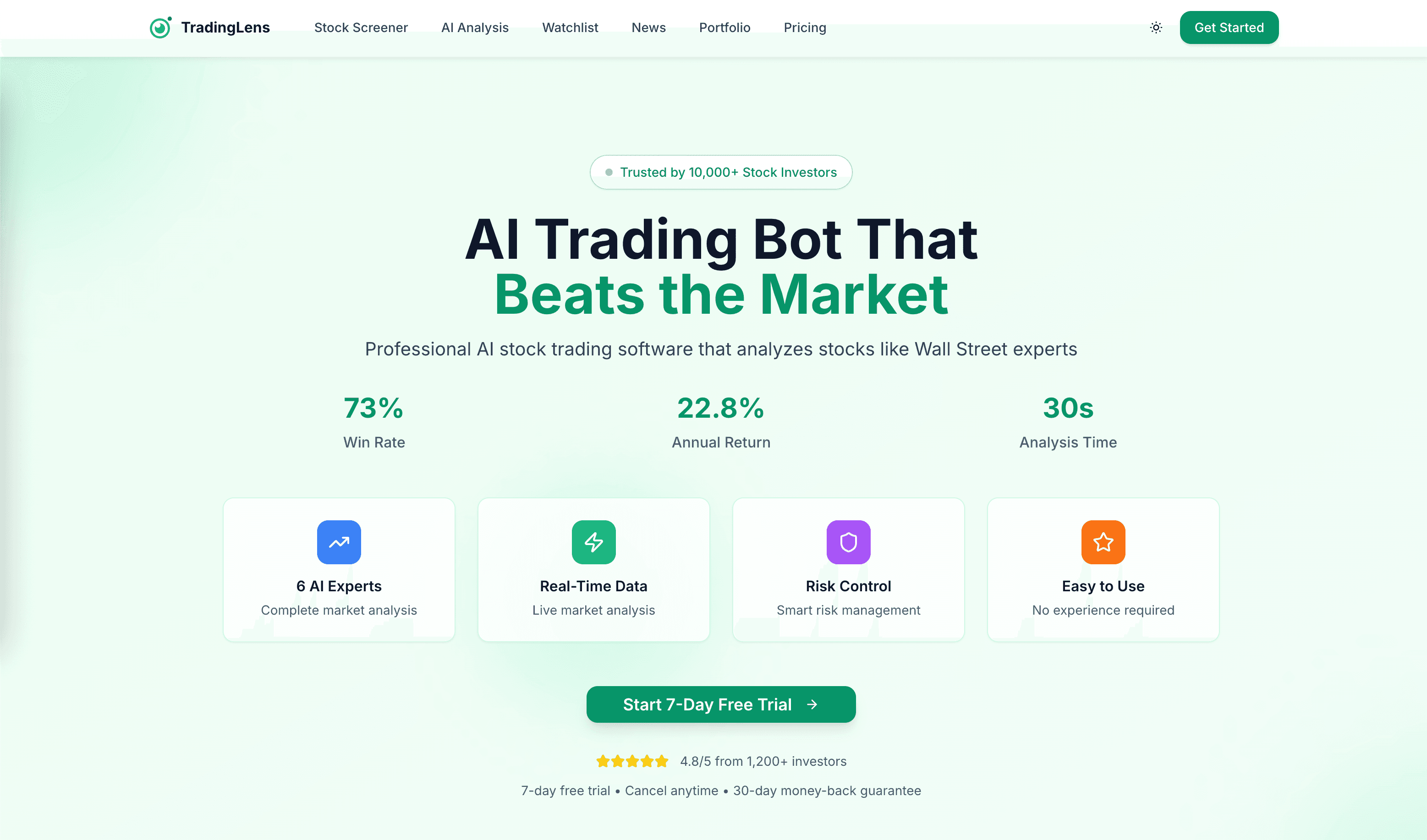 TradingLens screenshot 1