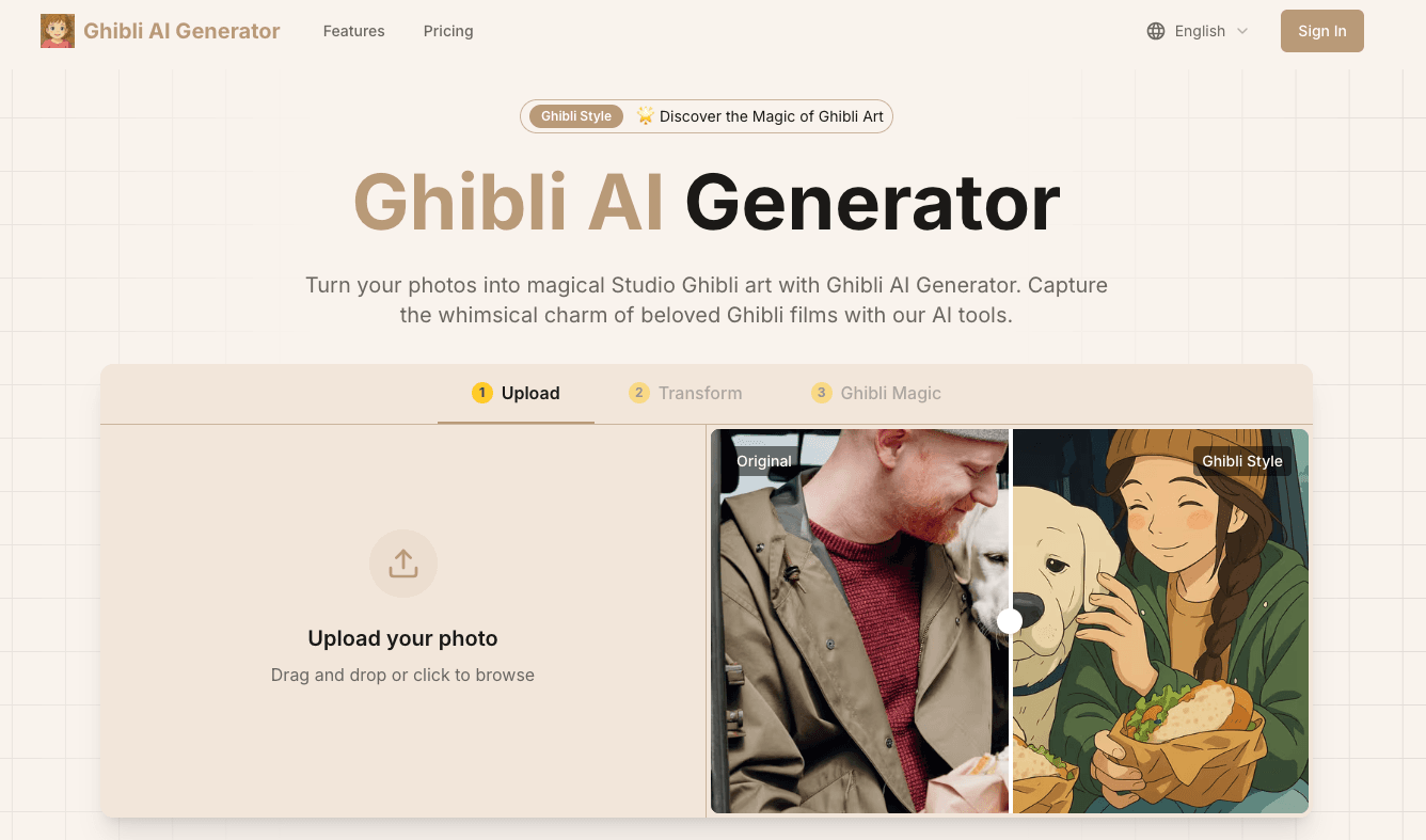 Ghibli AI Generator screenshot 1