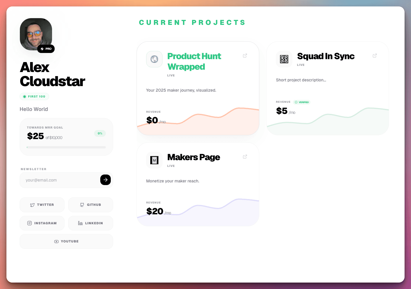 Makers Page screenshot 1