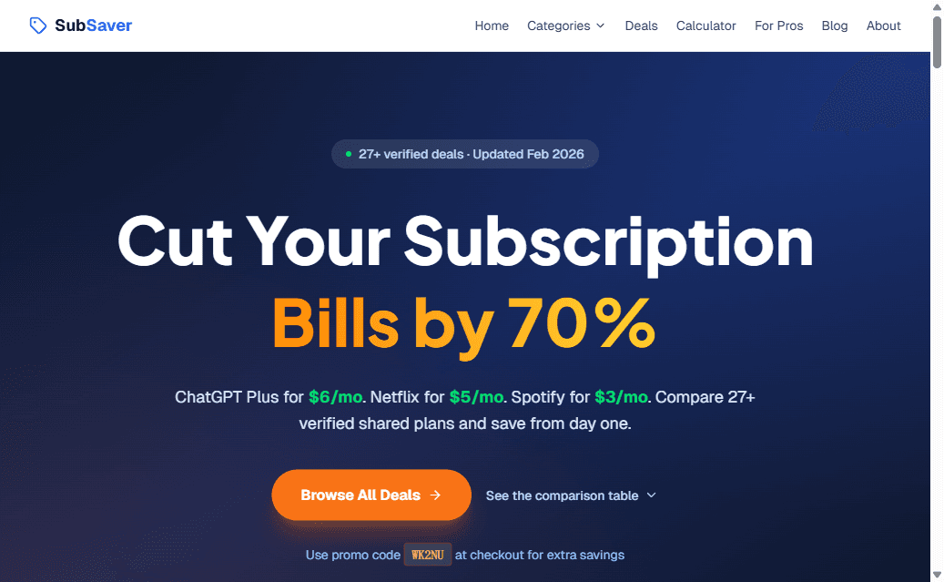 SubSaver screenshot 1