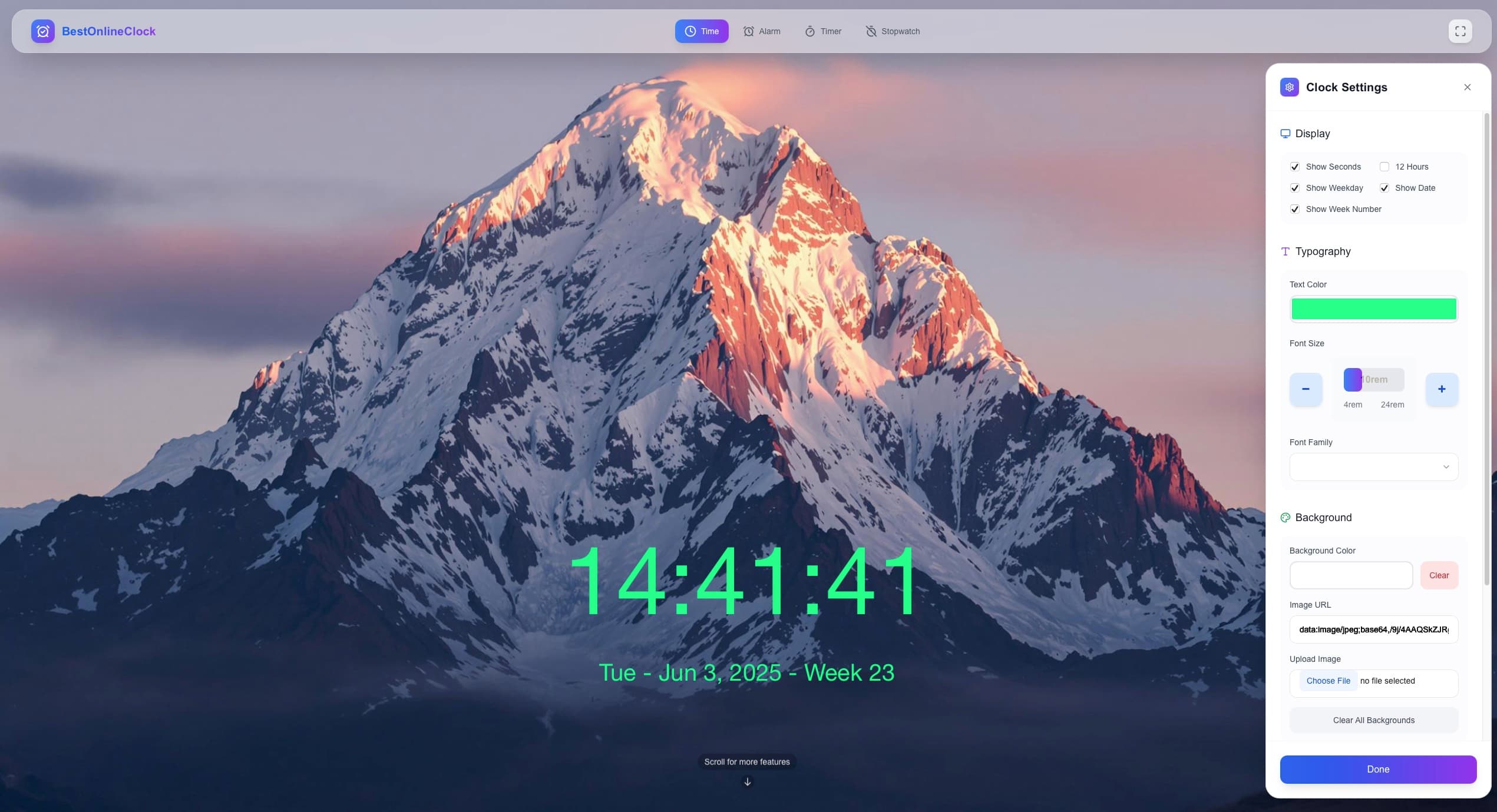 Best Online Clock screenshot 1