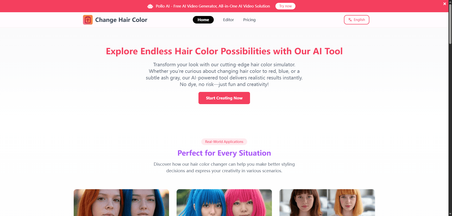 Change Hair Color screenshot 1