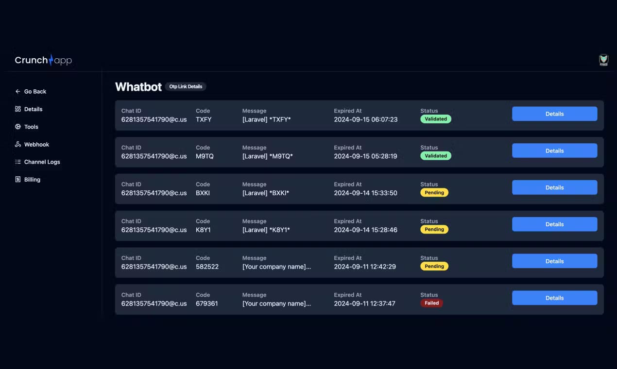 CrunchzApp screenshot 1
