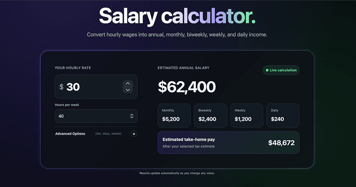 SalaryHow screenshot 1
