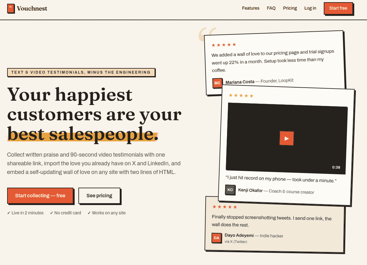 Vouchnest screenshot 1