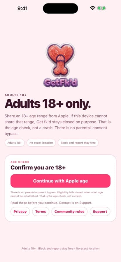 Getfkd Dating screenshot 1