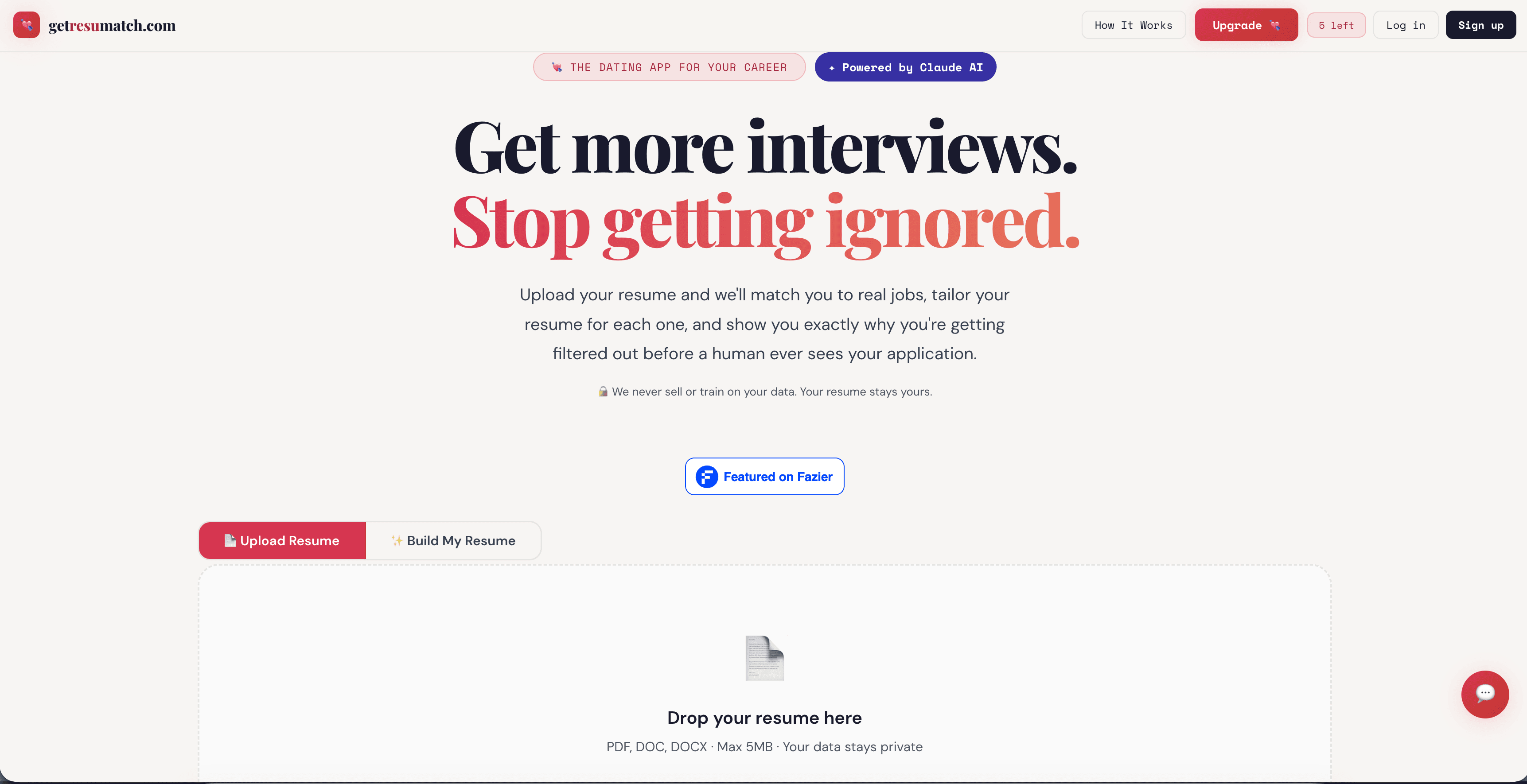 Get Resumatch screenshot 1