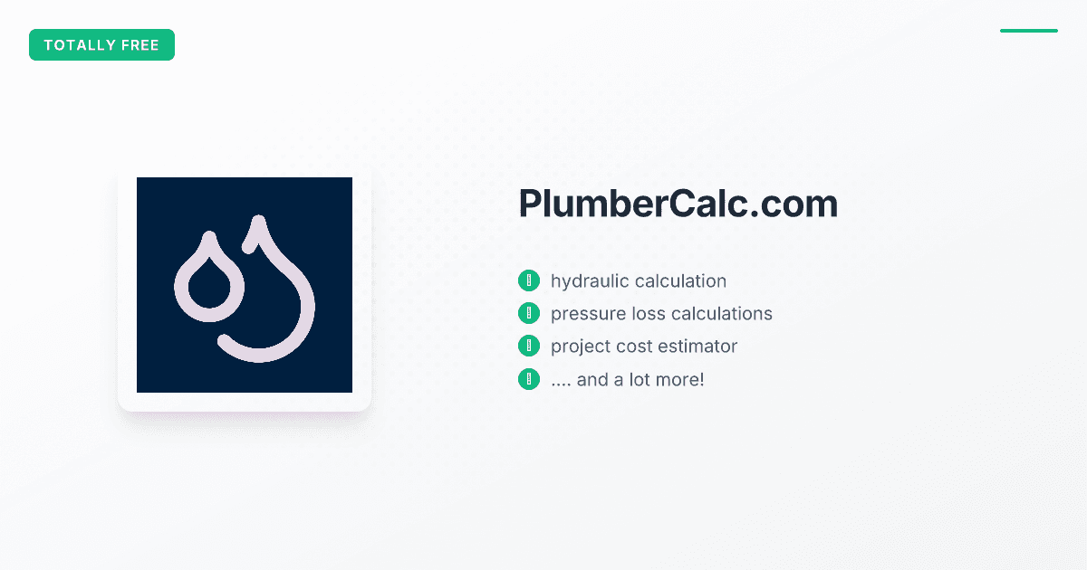 PlumberCalc.com screenshot 1