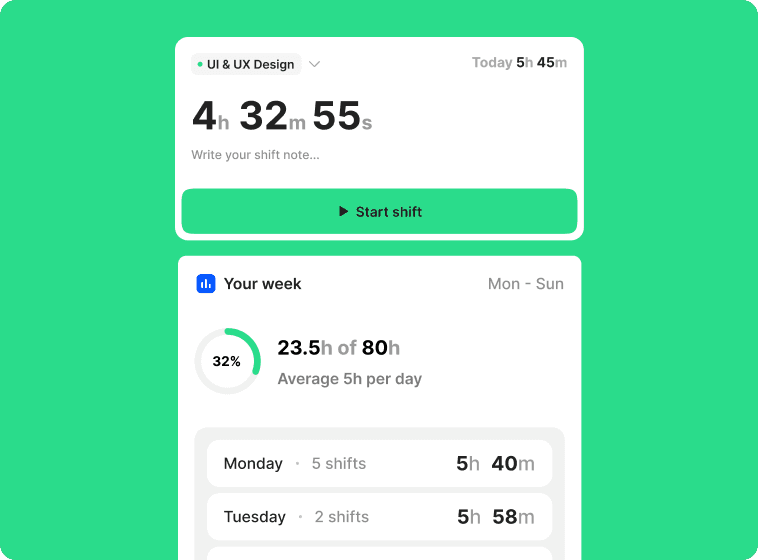 HourTag screenshot 1