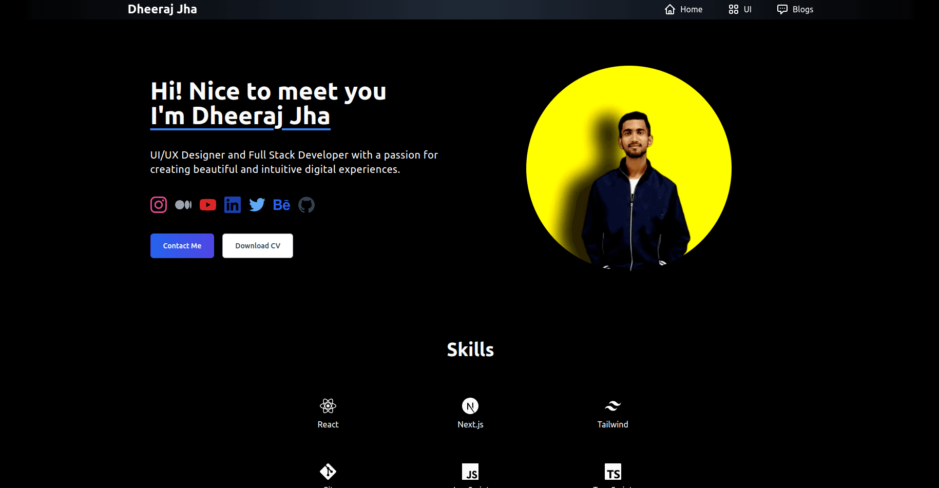 Portfolio screenshot 1