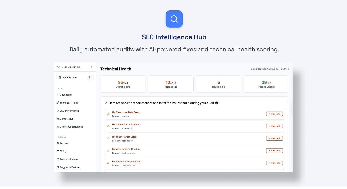 VibeMarketing screenshot 1