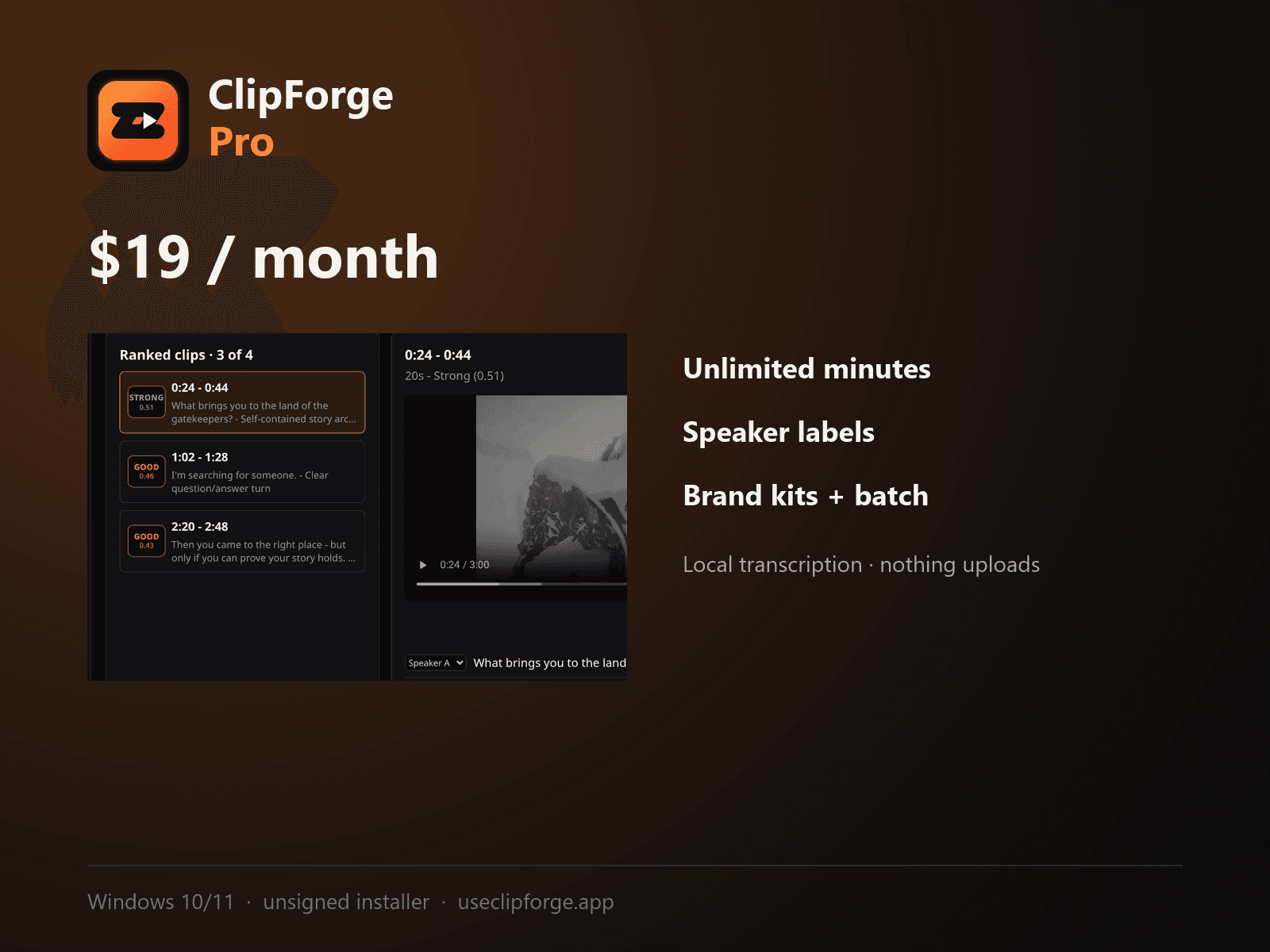 ClipForge screenshot 1