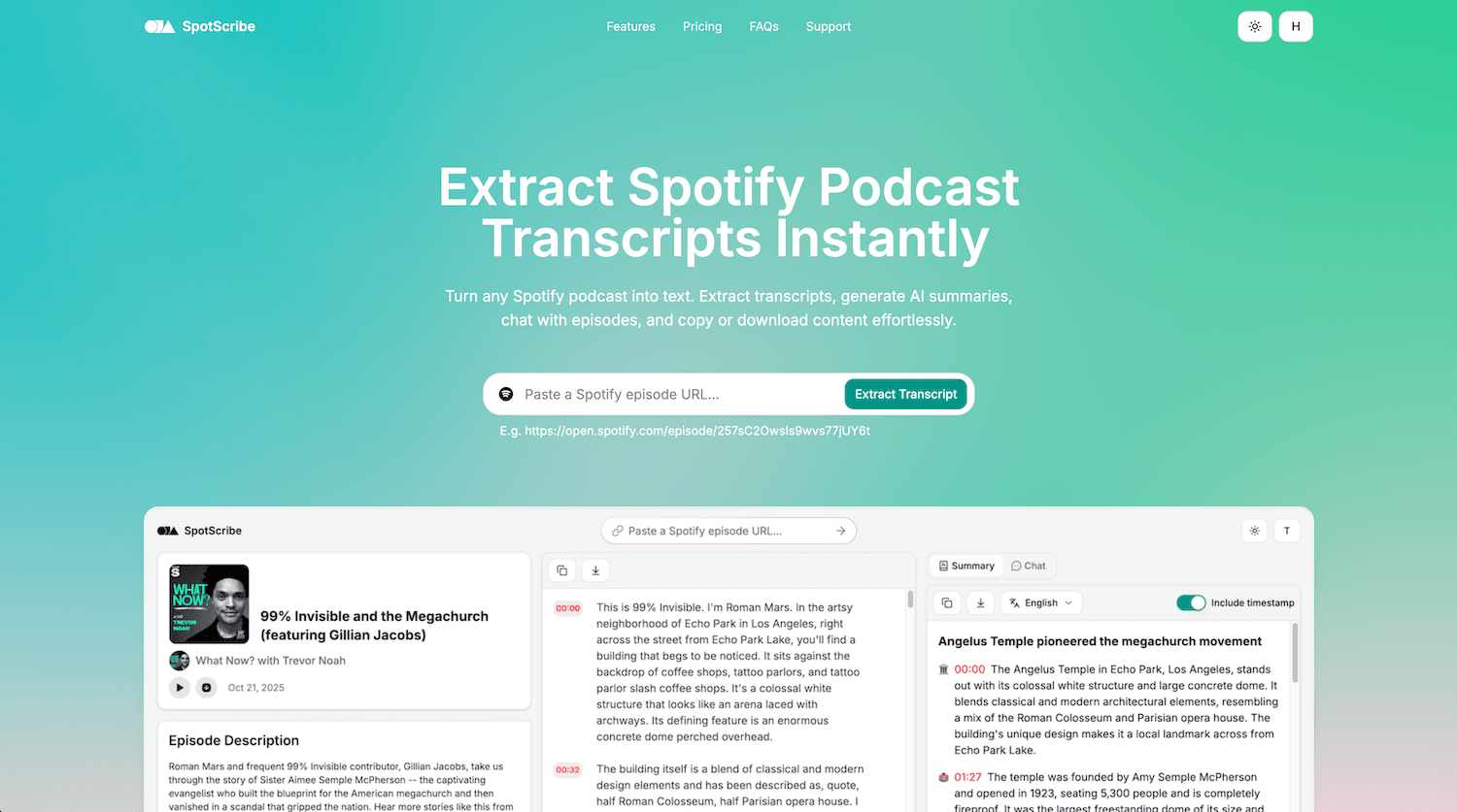 SpotScribe screenshot 1