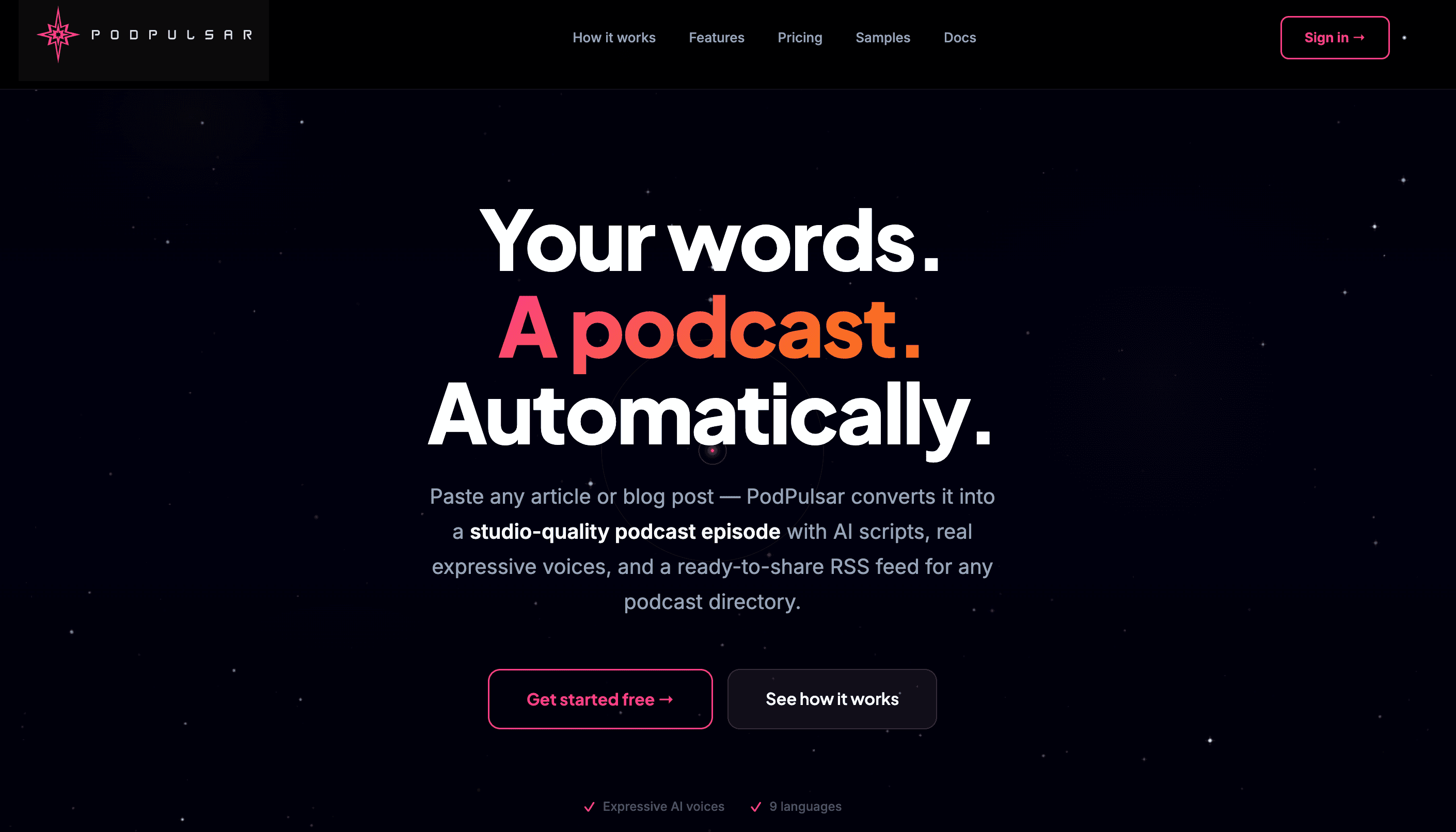 PodPulsar screenshot 1
