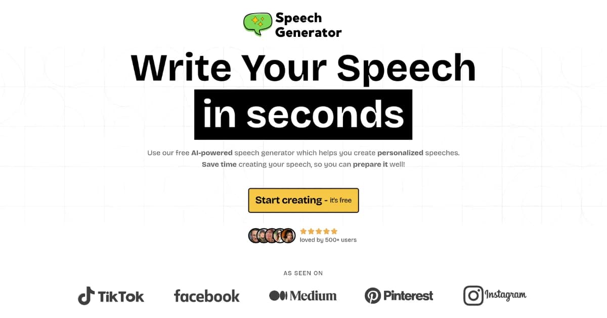 SpeechGeneratorAI screenshot 1