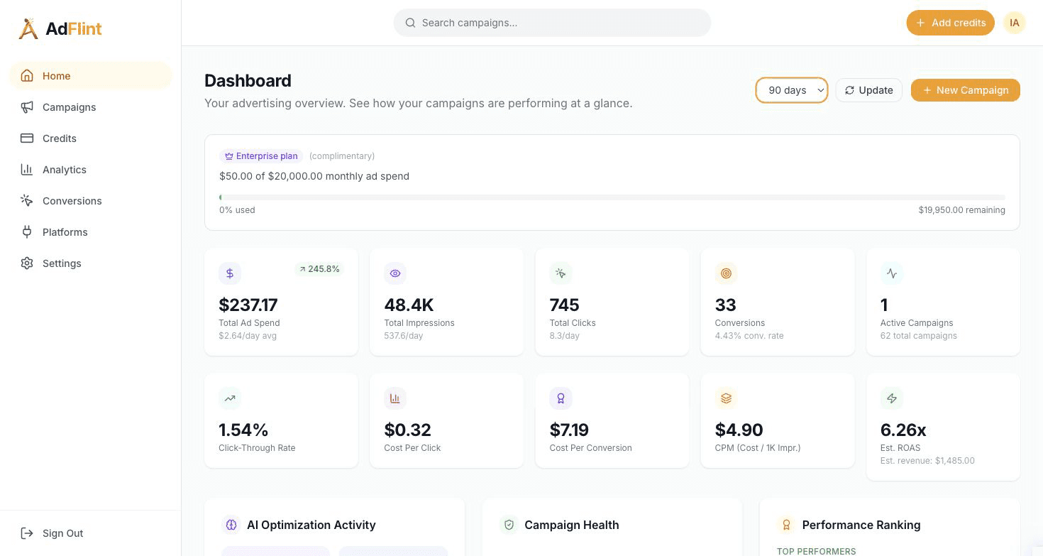 AdFlint screenshot 1