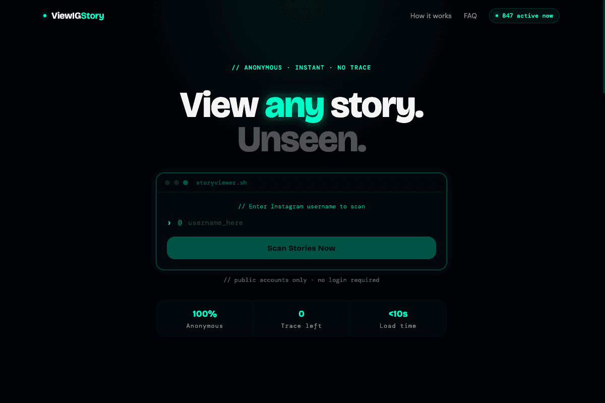 ViewIGStory screenshot 1