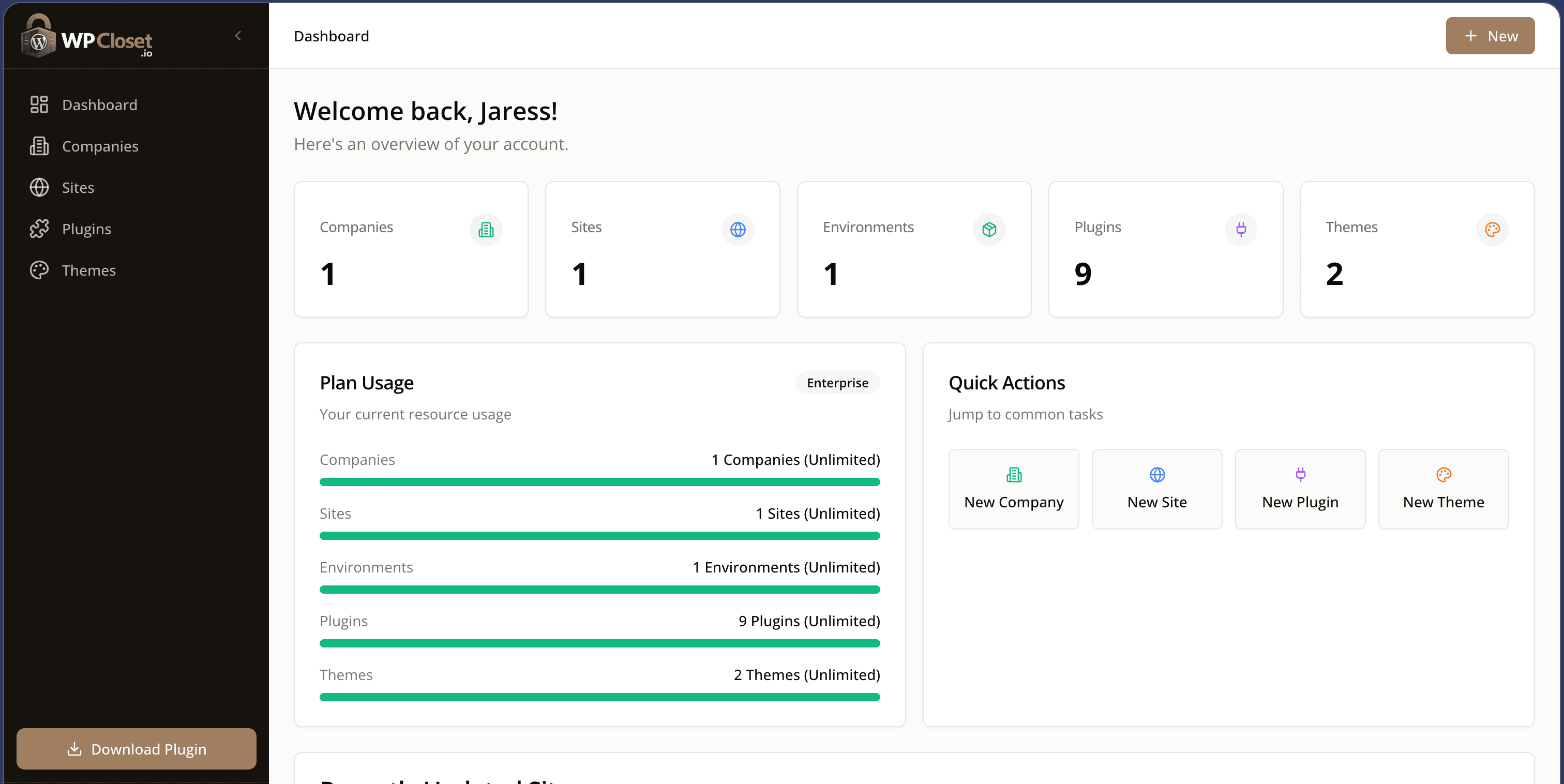 WPCloset screenshot 1