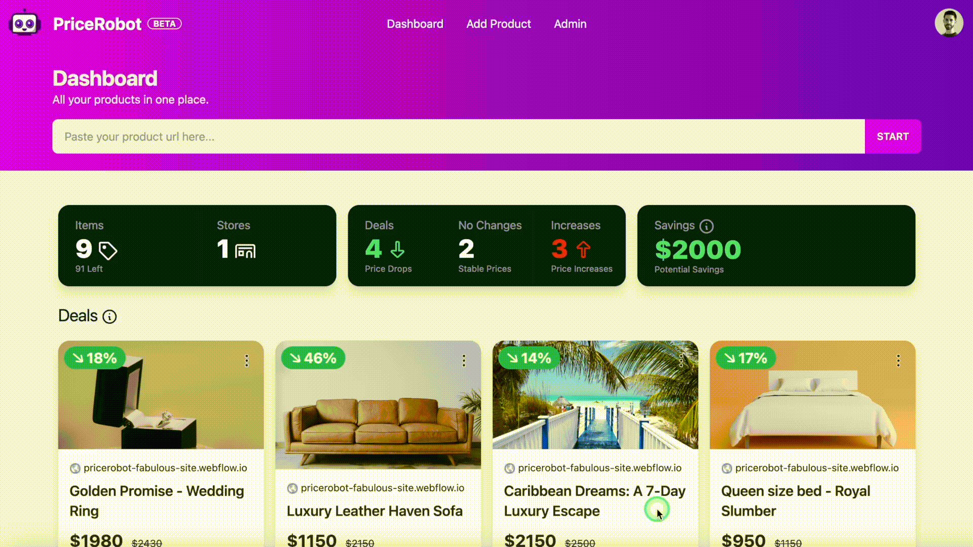 PriceRobot screenshot 1