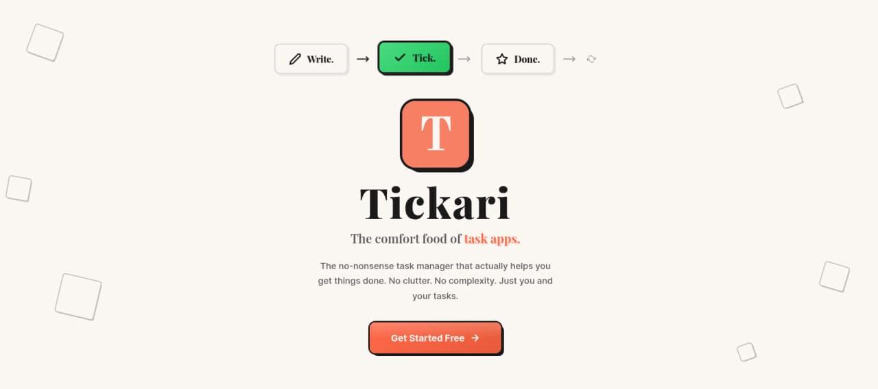 Tickari screenshot 1