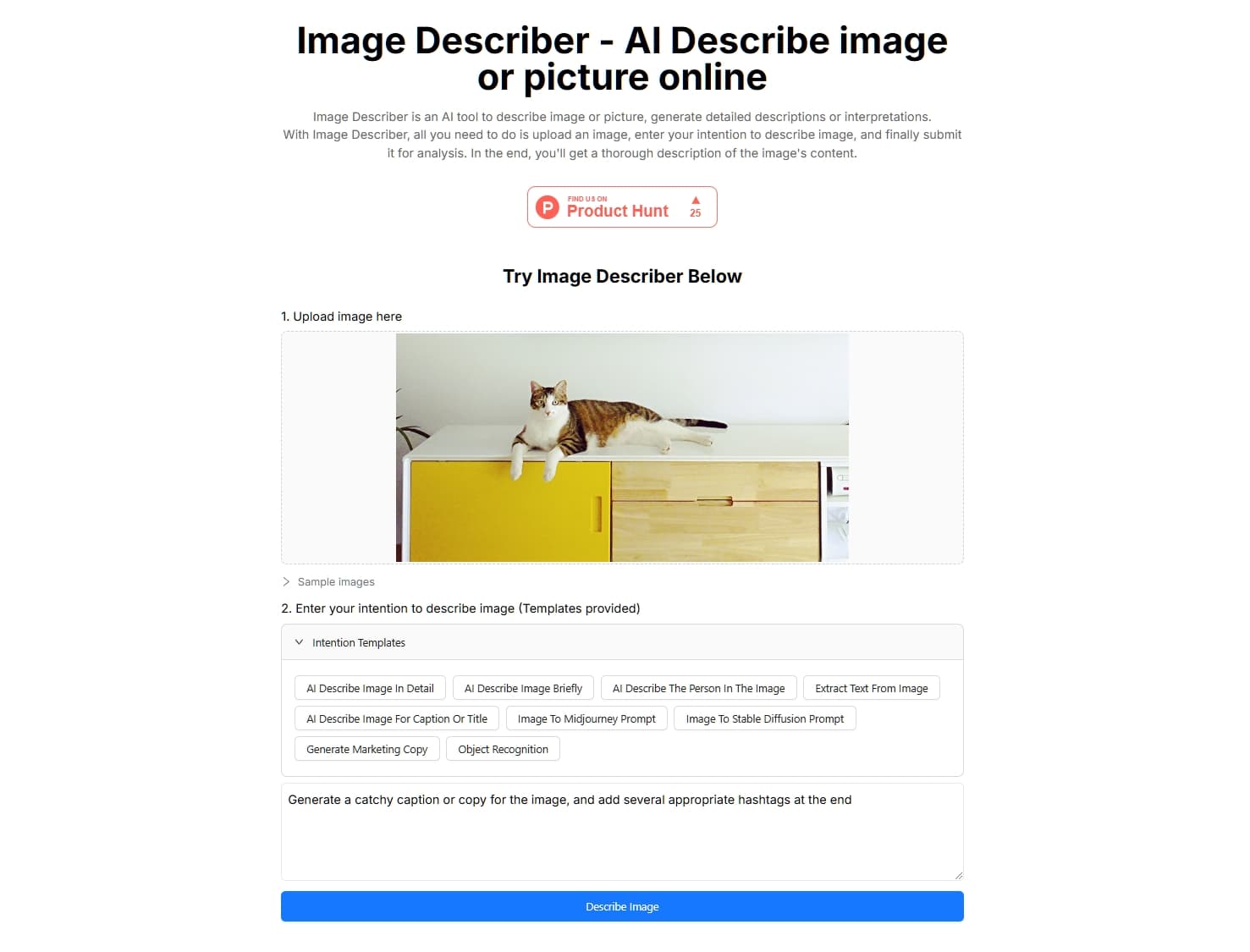 Image Describer screenshot 1