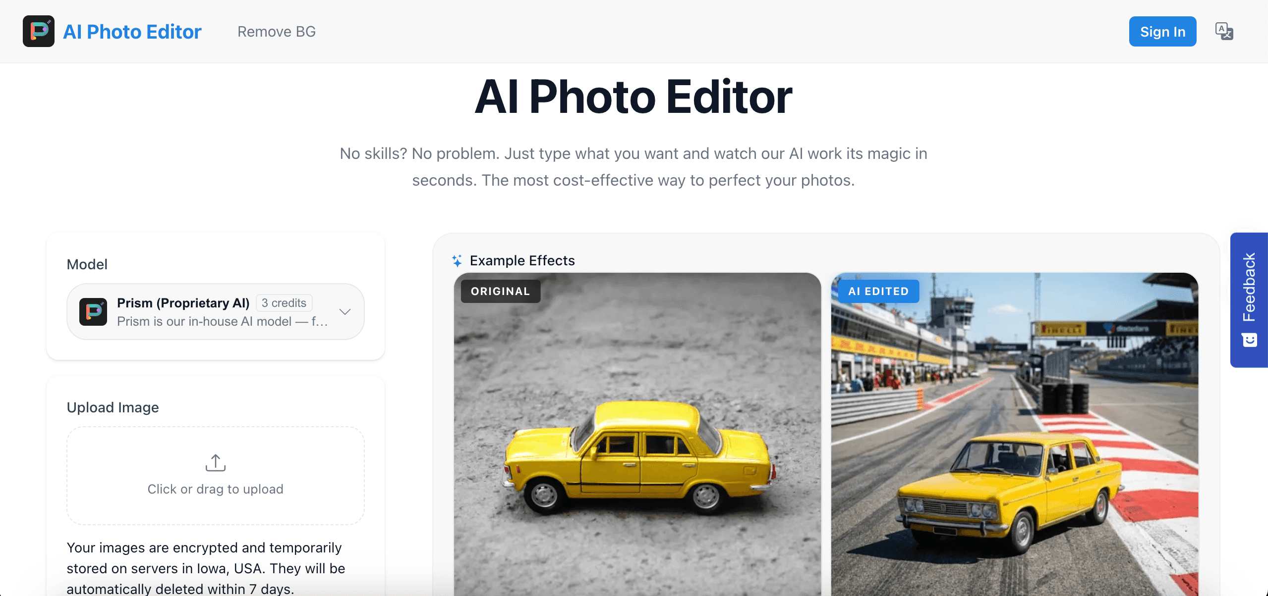 AI Photo Editor screenshot 1