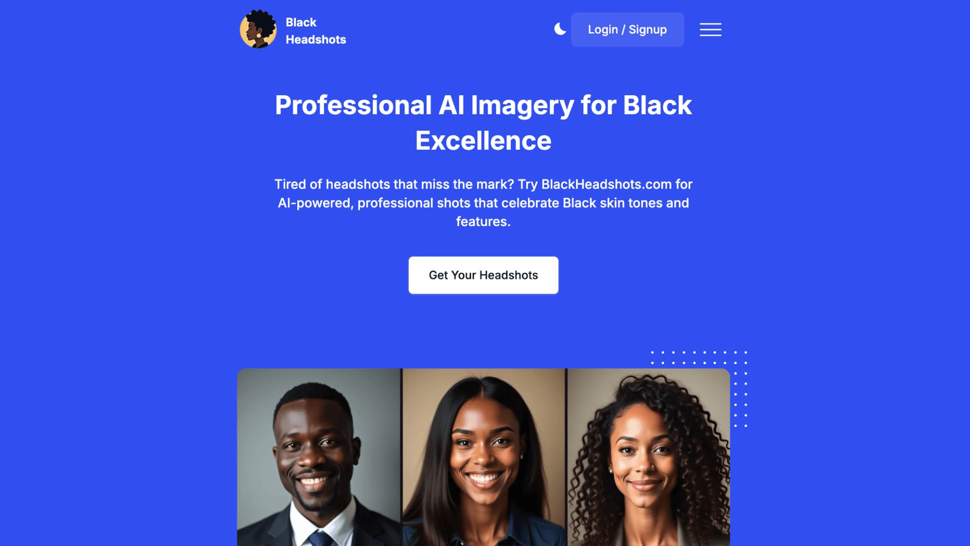 Black Headshots screenshot 1