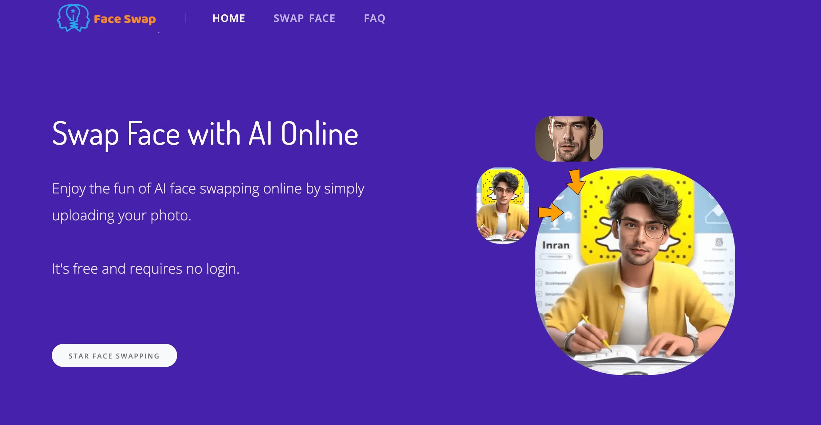 AI Face swap Online Free screenshot 1