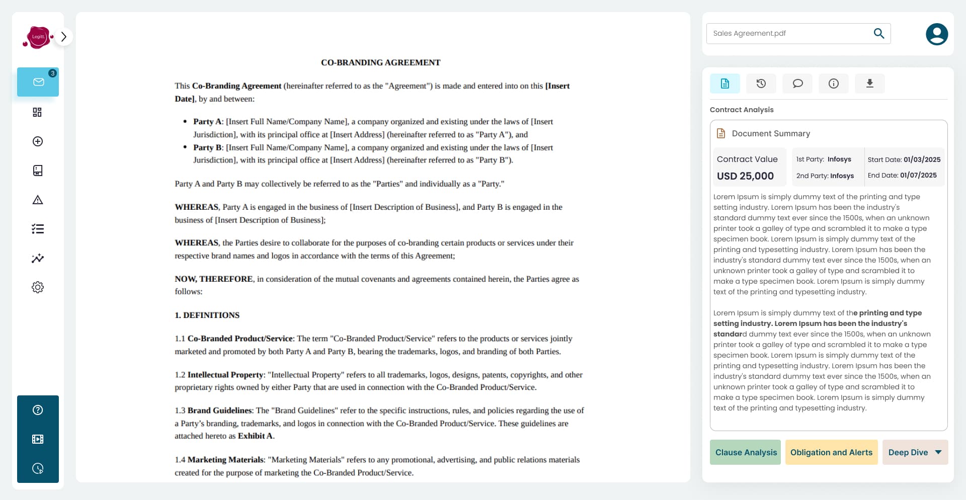 AI Contract Review screenshot 1