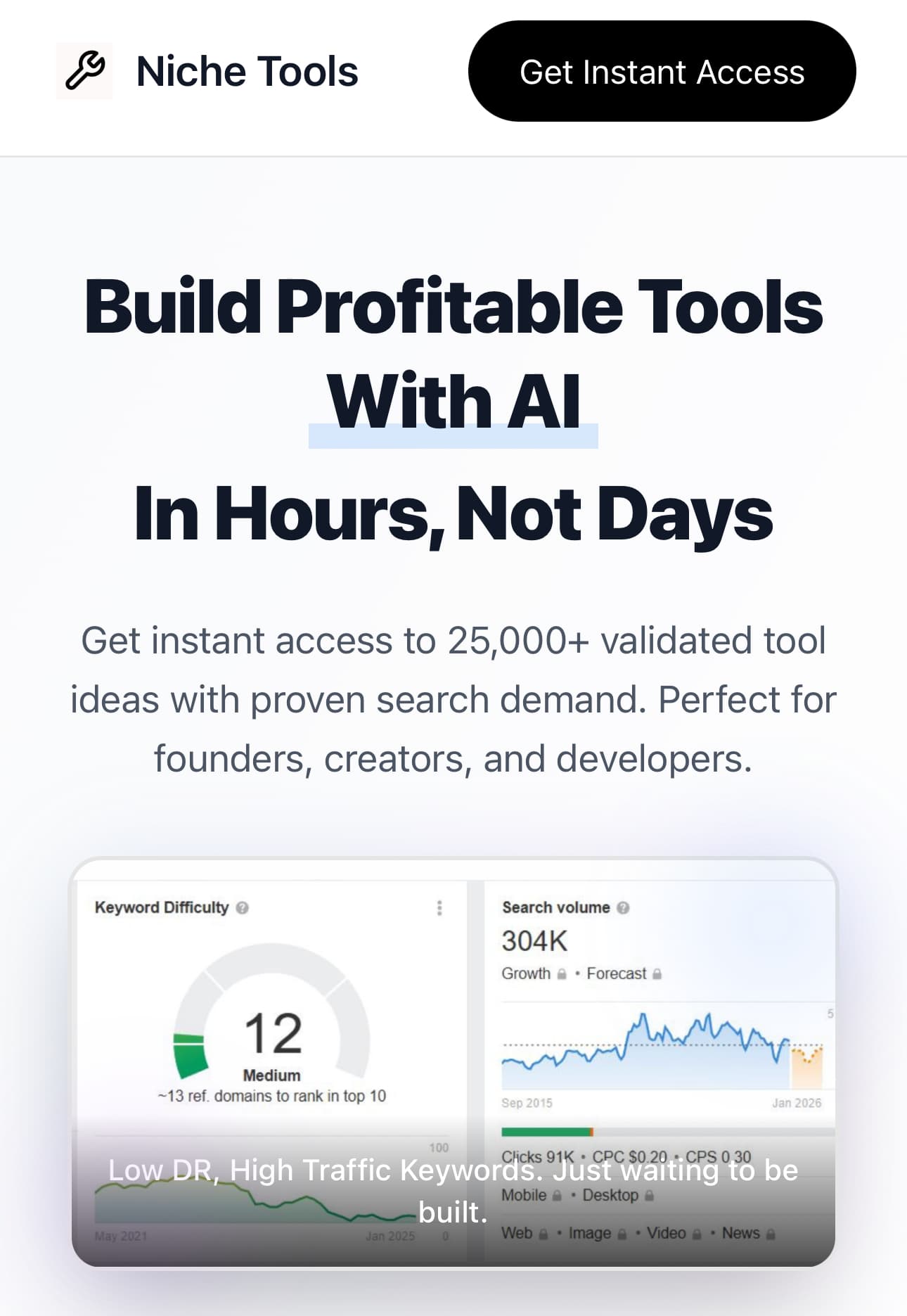 Niche Tools screenshot 1