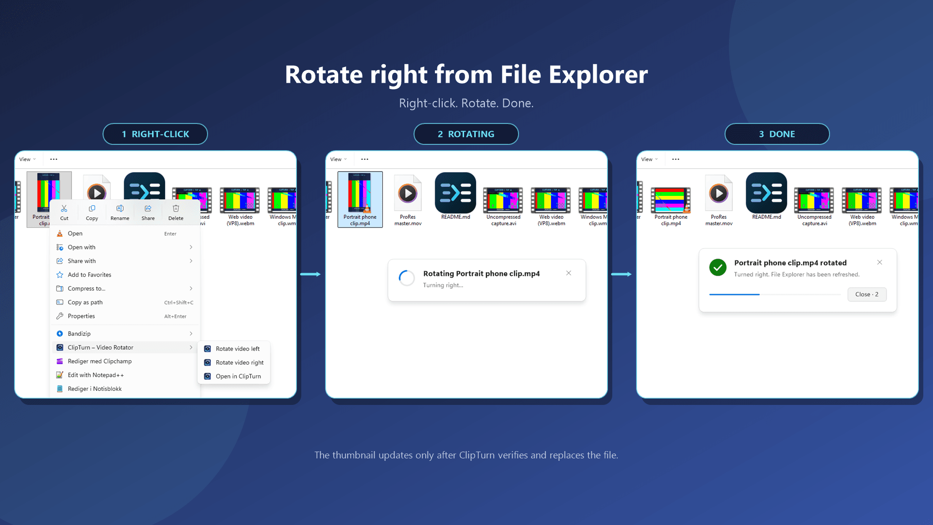 ClipTurn screenshot 1