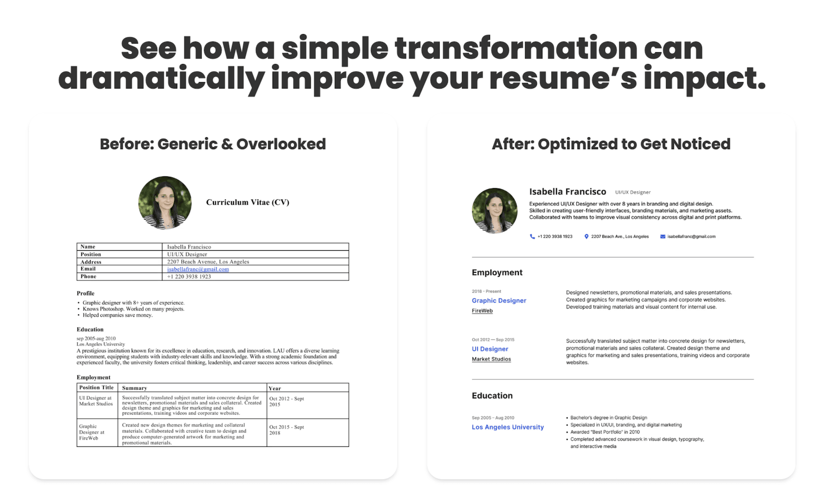 ResumeBurger screenshot 1