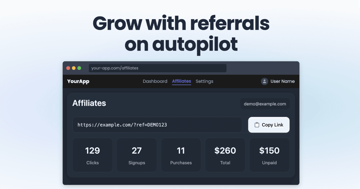 Refgrow screenshot 1