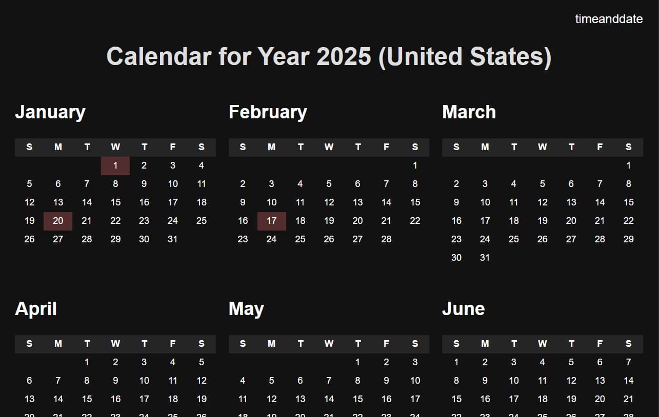 Calendar-2025 screenshot 1