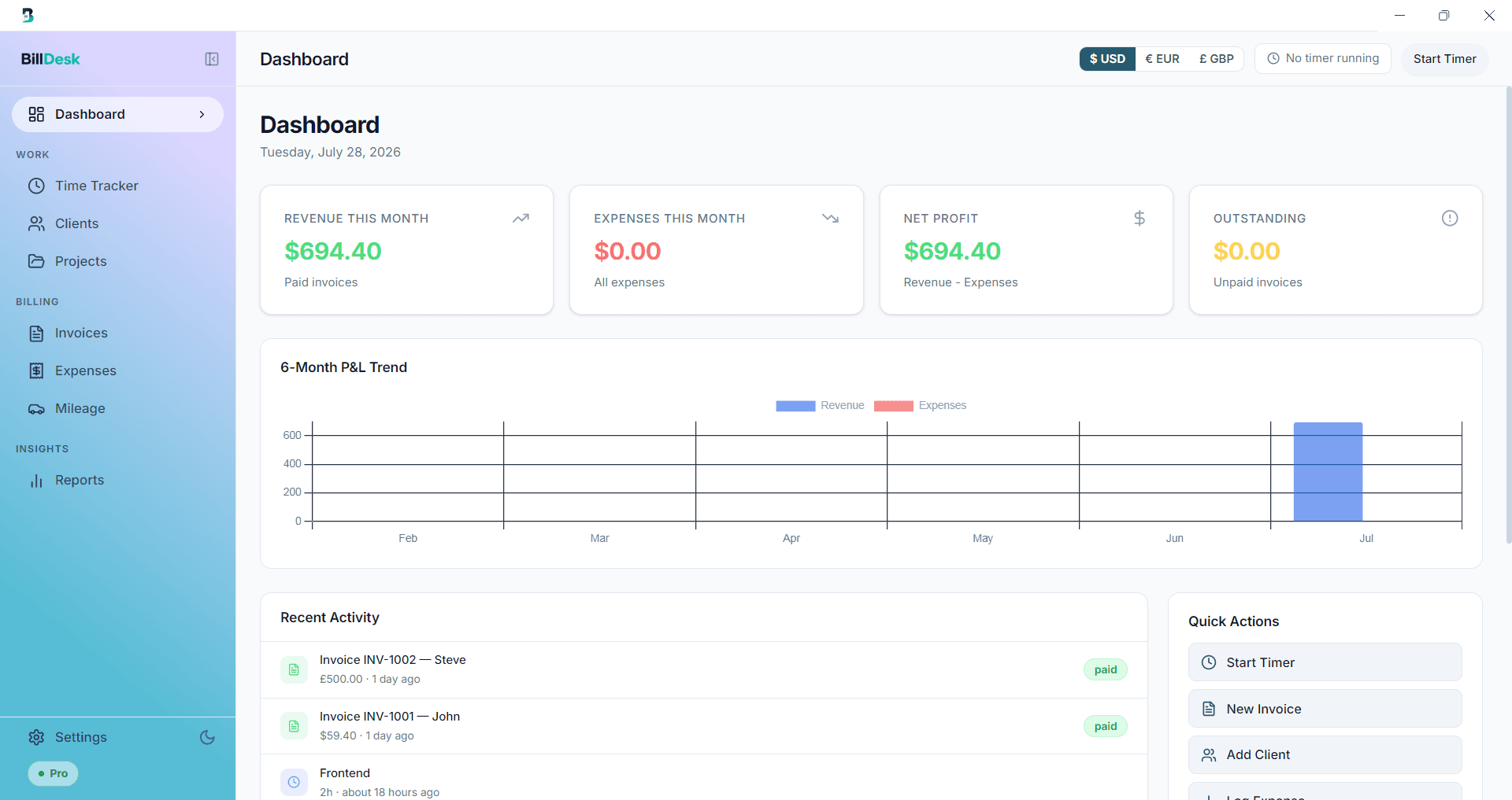 BillDesk screenshot 1