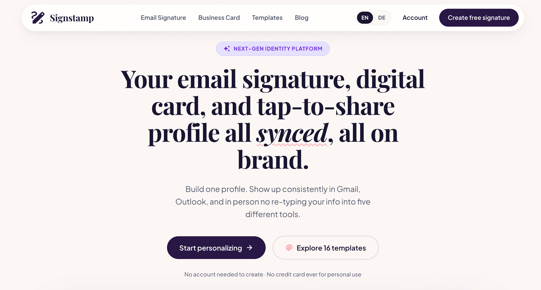 SignStamp screenshot 1