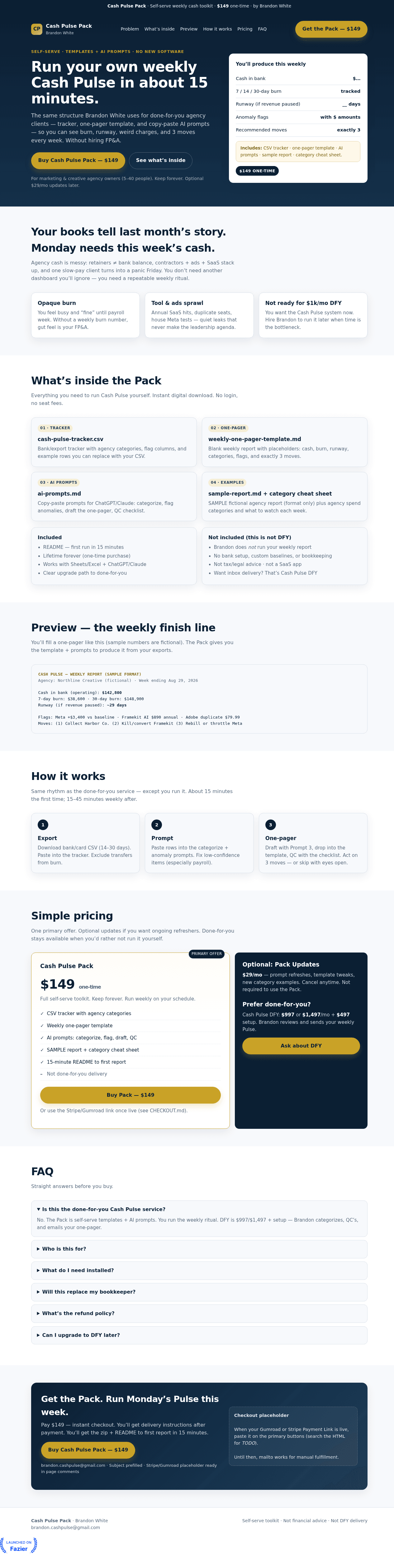 Cash Pulse Pack screenshot 1