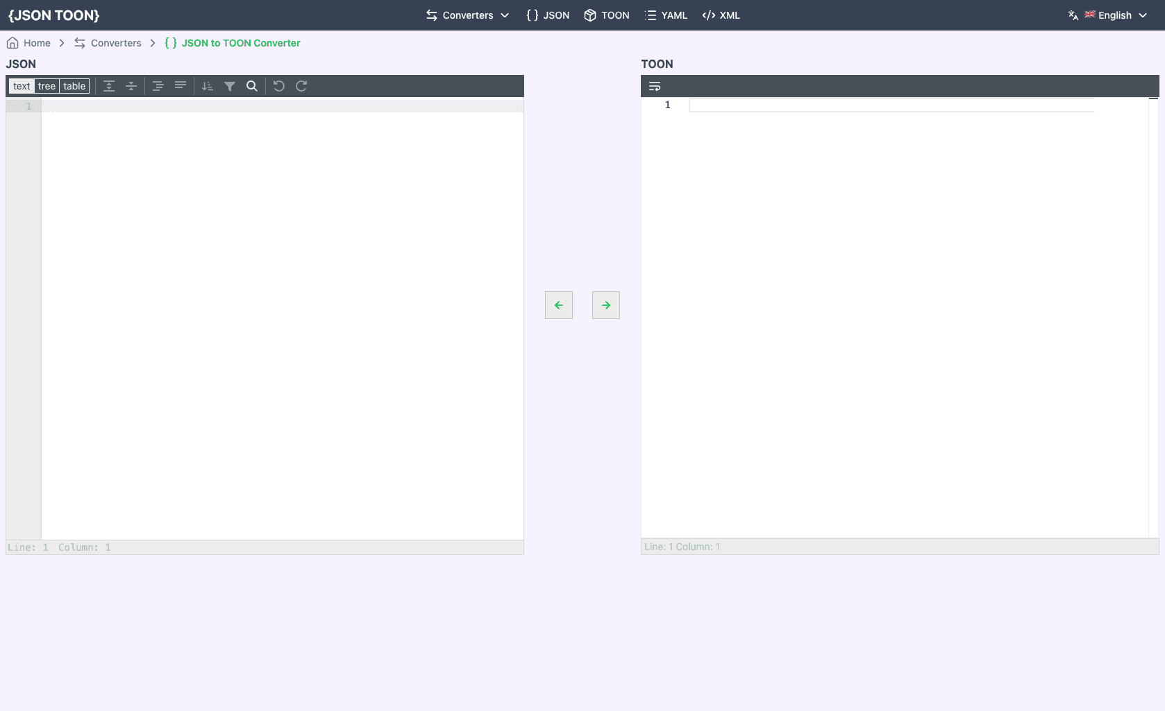JSON to TOON Converter screenshot 1