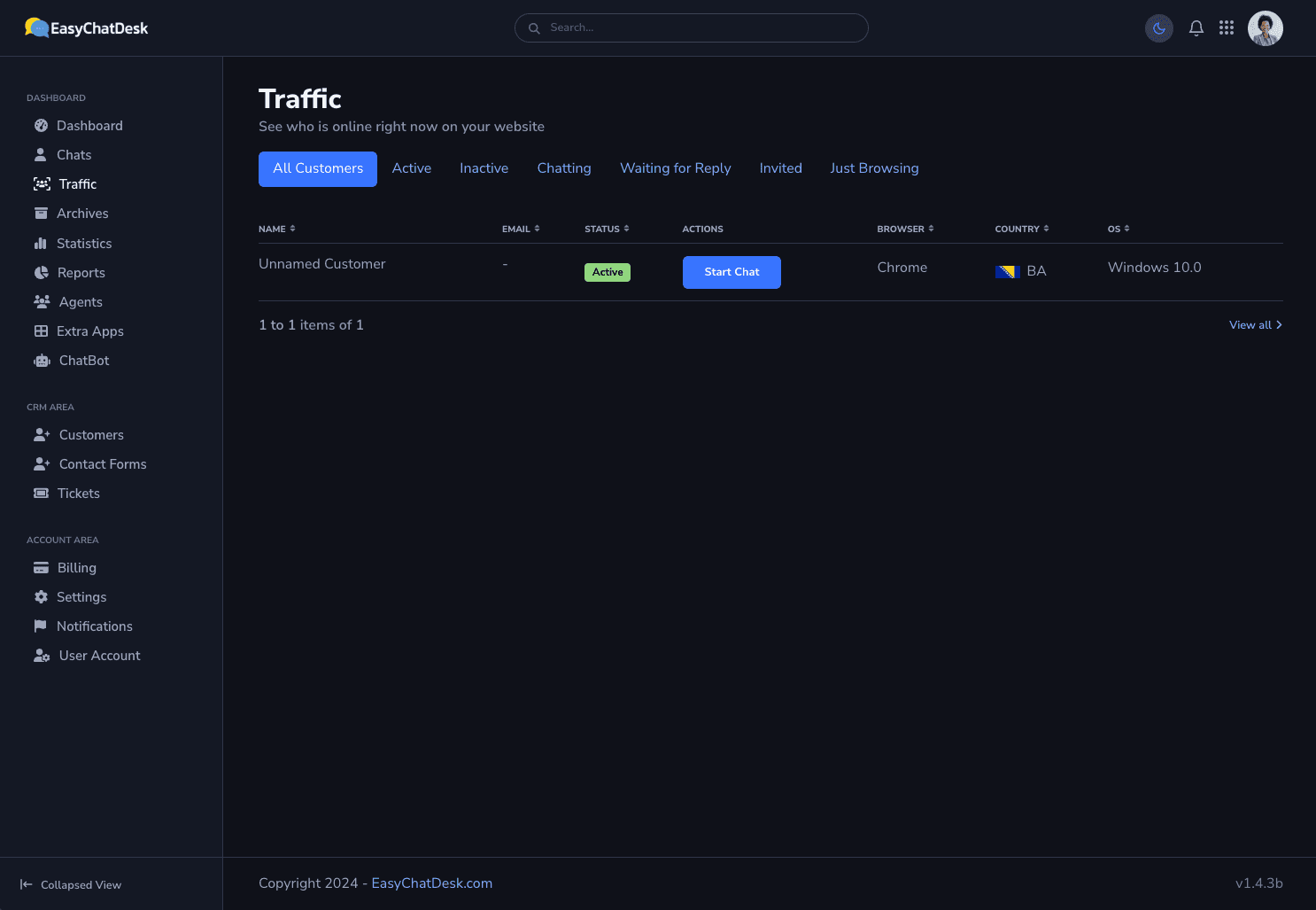 Easychatdesk screenshot 1