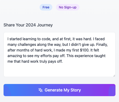 YearReflect screenshot 1