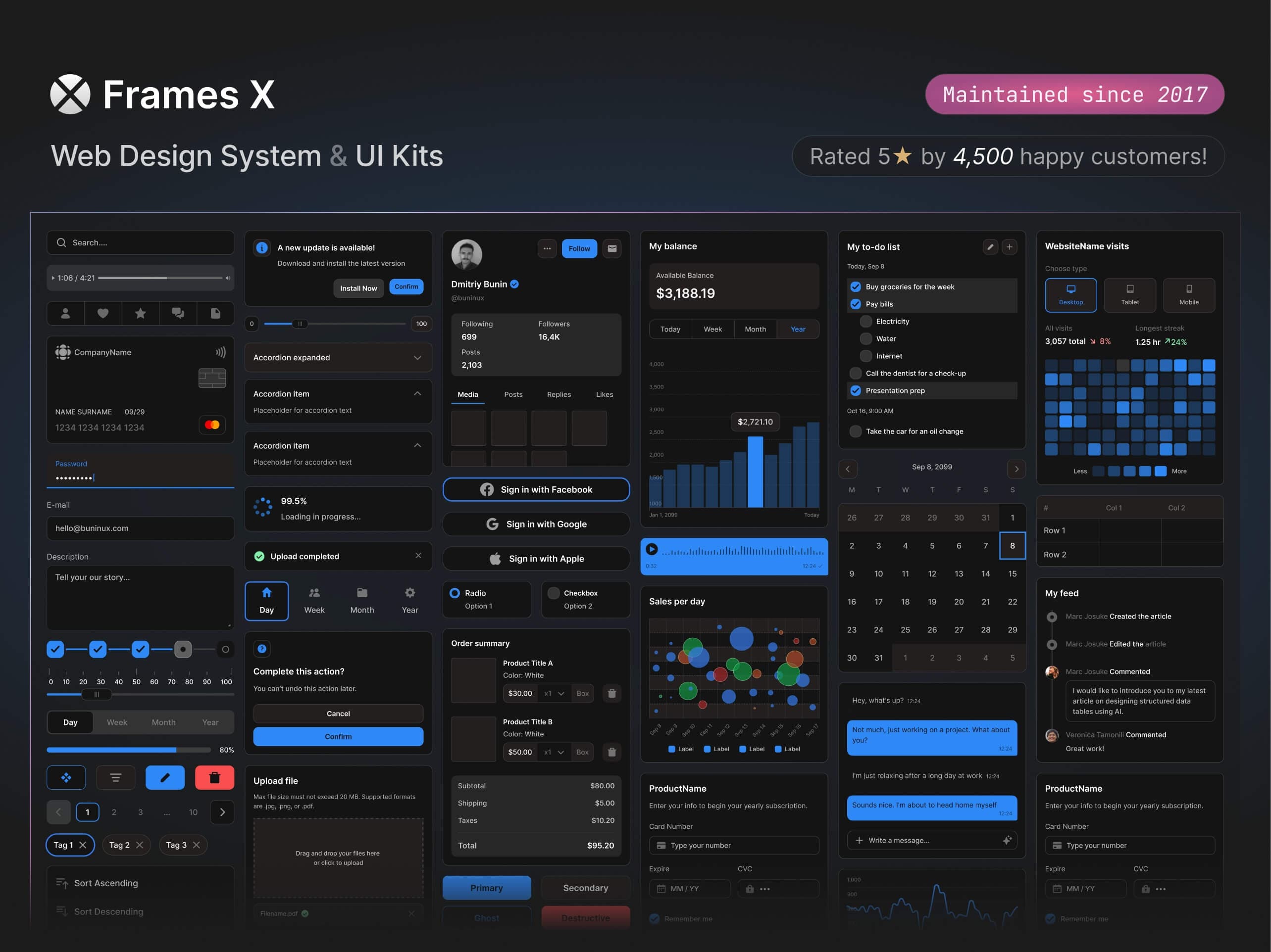 Frames X UI Kit screenshot 1